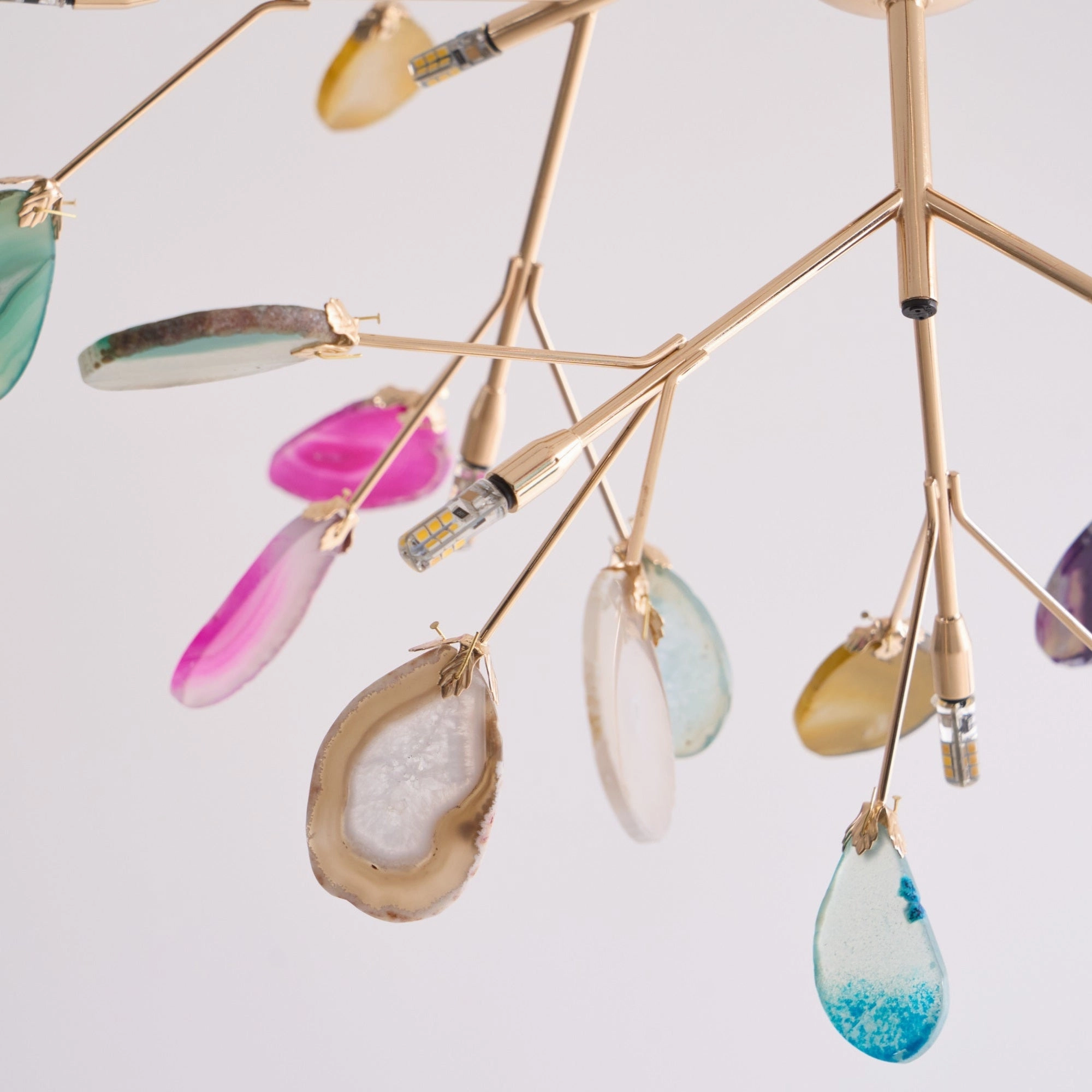 Agate Flake Chandelier
