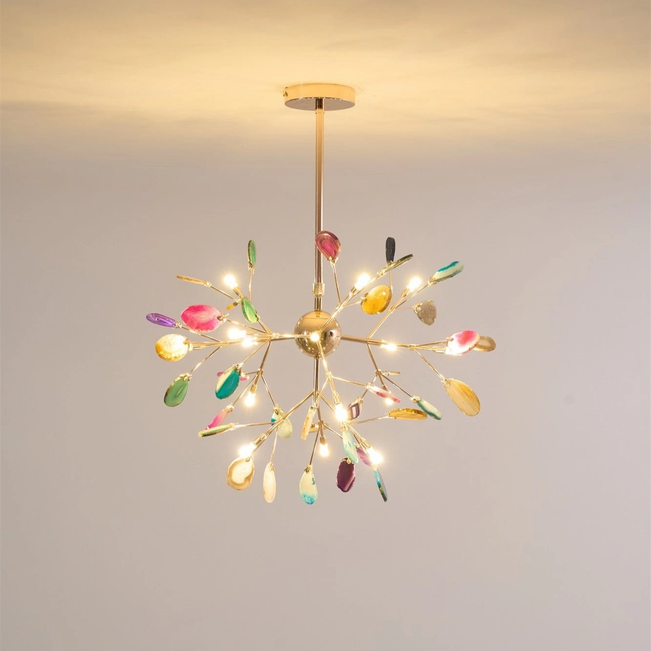 Agate Flake Chandelier