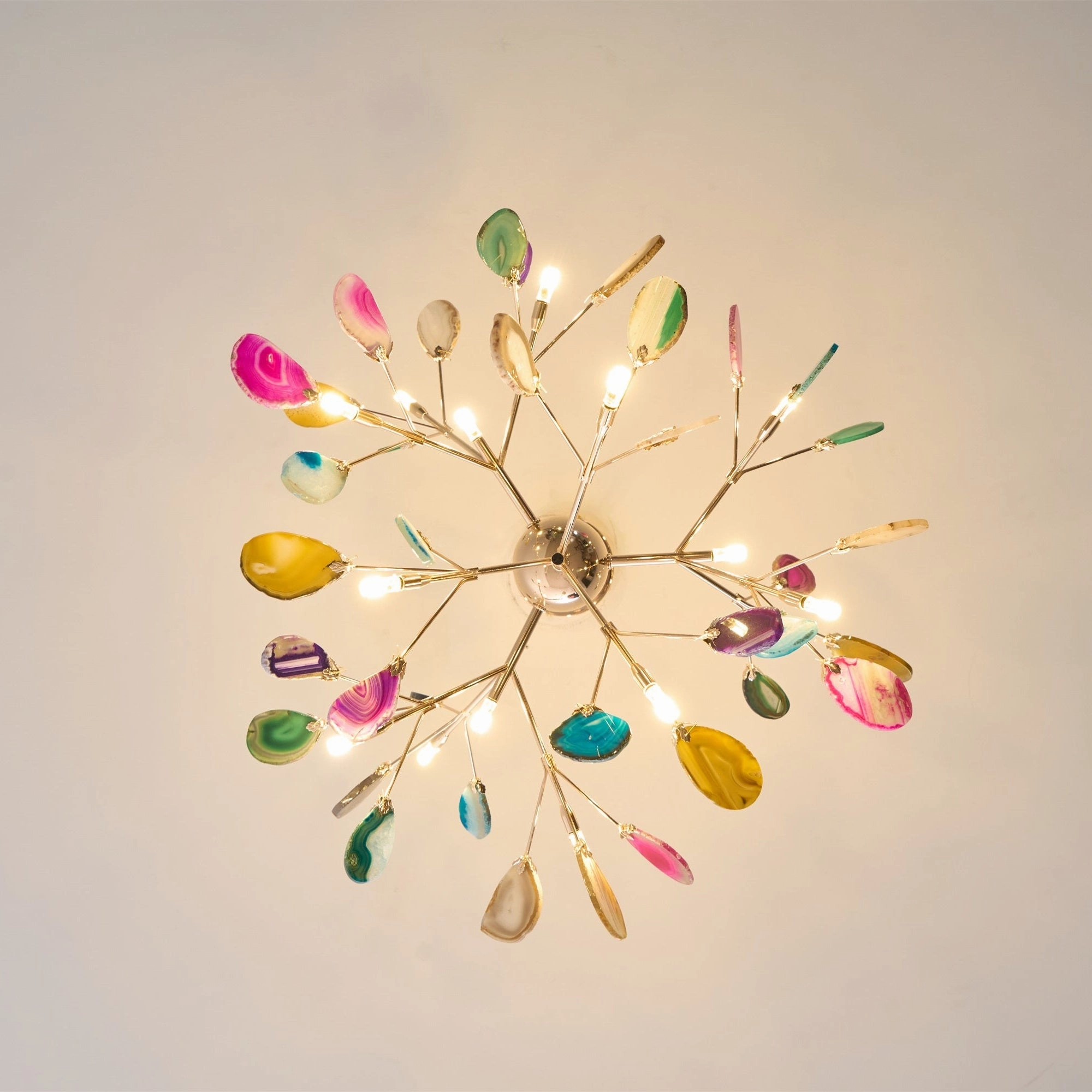 Agate Flake Chandelier