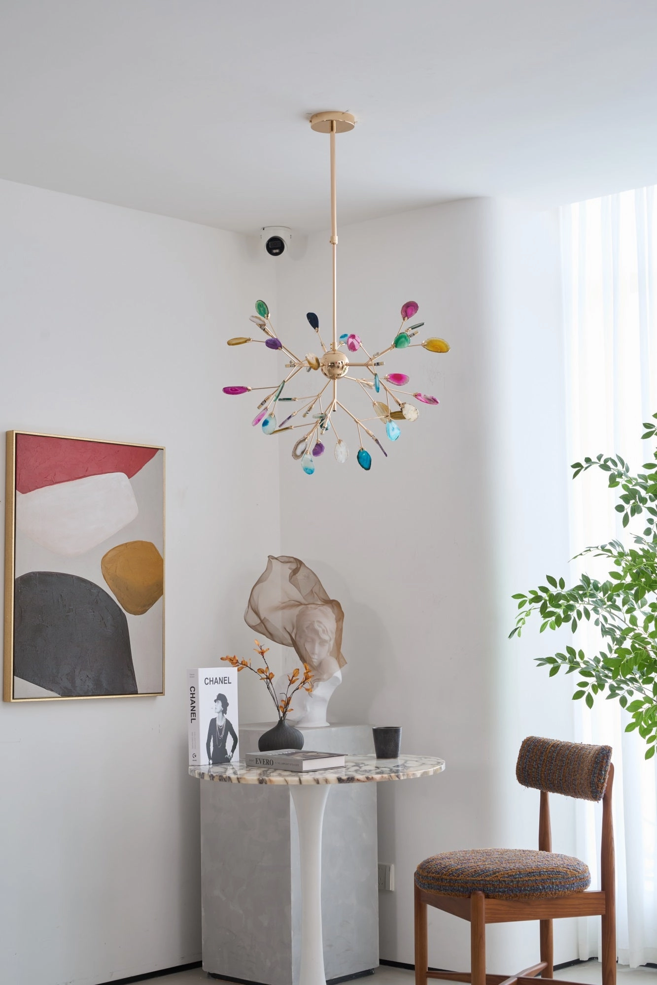 Agate Flake Chandelier