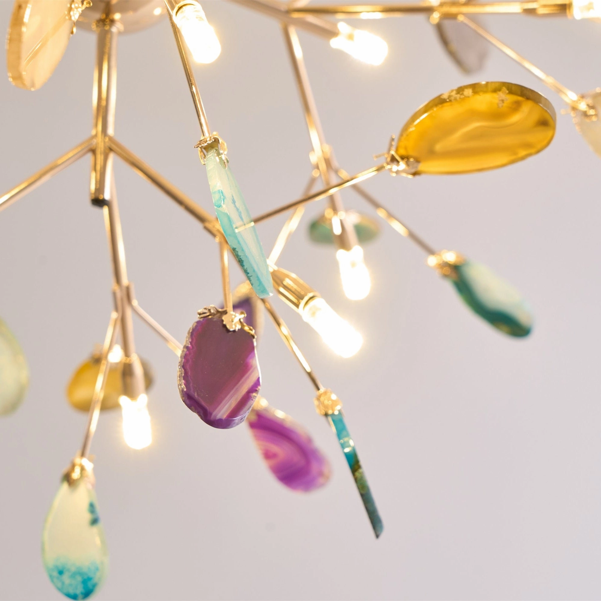 Agate Flake Chandelier
