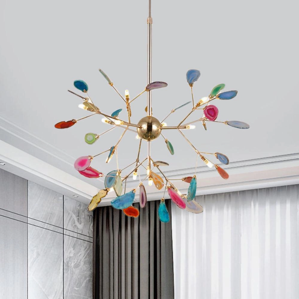 Agate Flake Chandelier