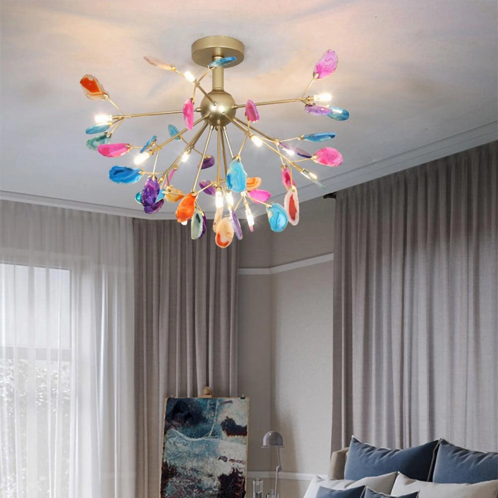 Agate Flake Chandelier