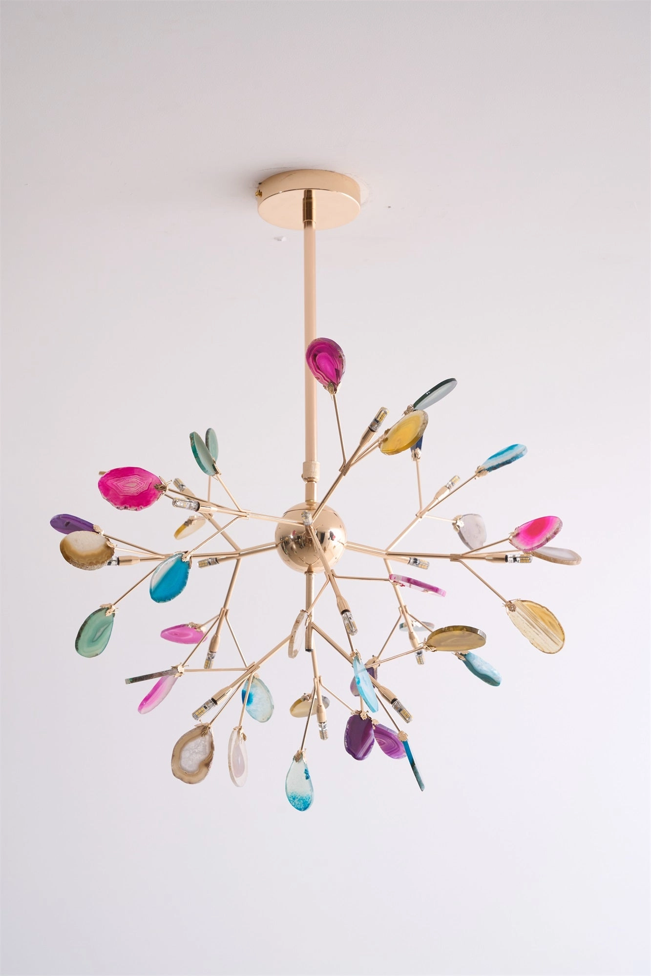 Agate Flake Chandelier