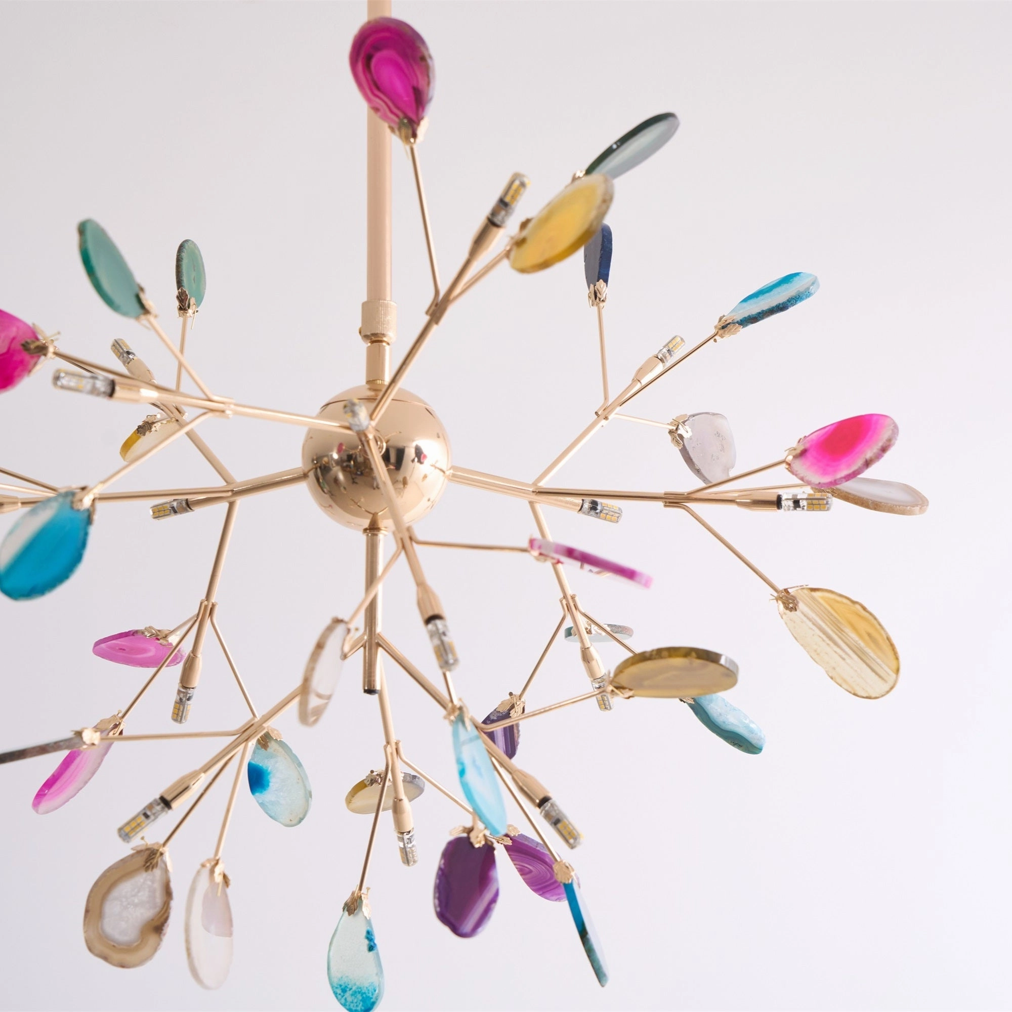 Agate Flake Chandelier