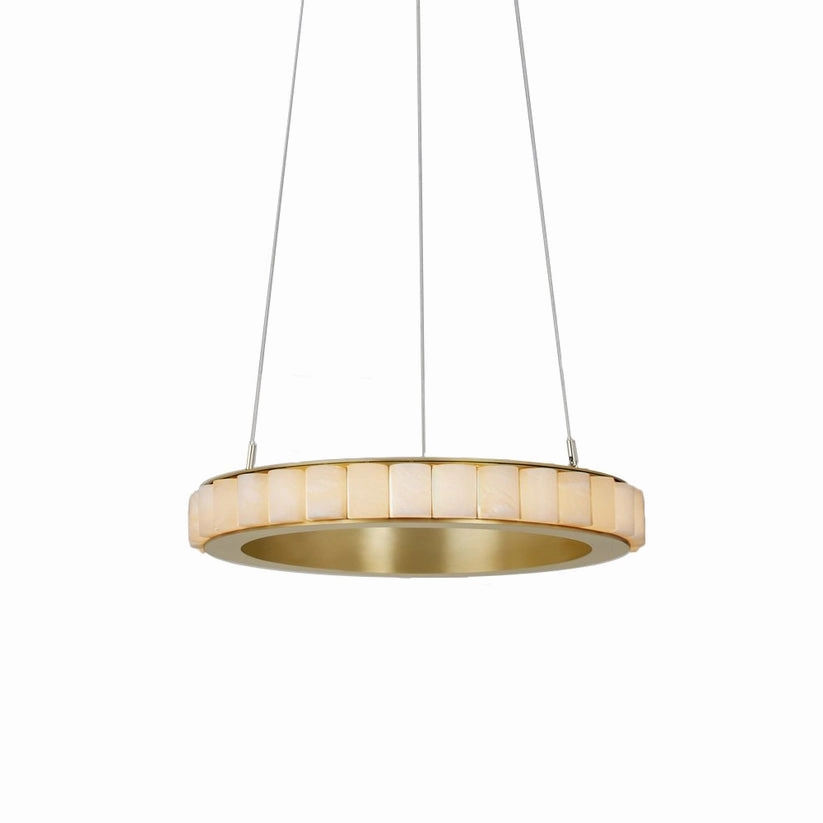 Alabaster Avalon Halo Chandelier