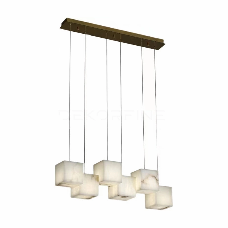 Alabaster Box Chandelier