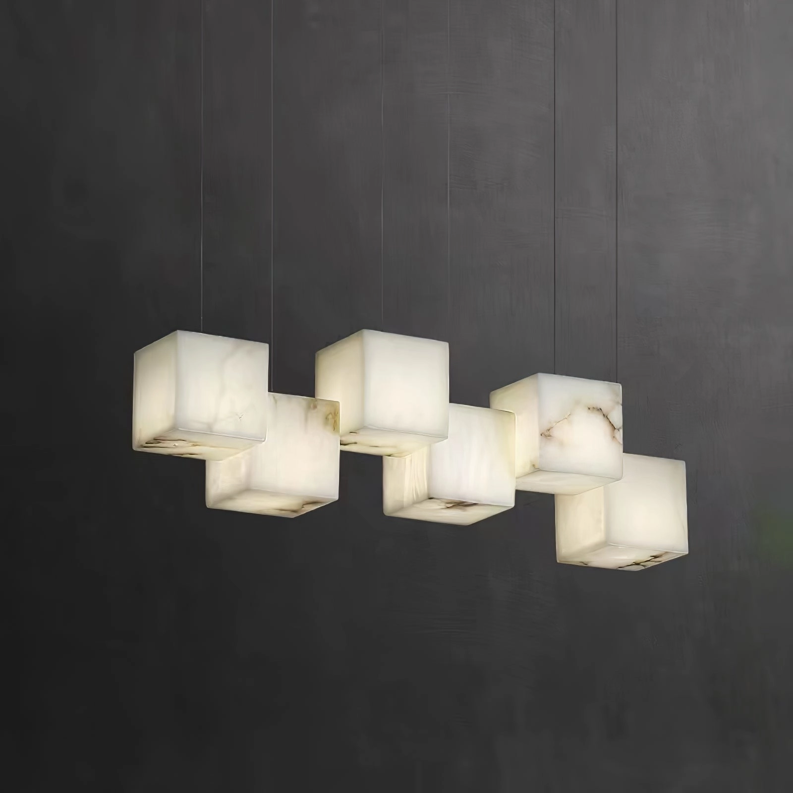 Alabaster Box Chandelier