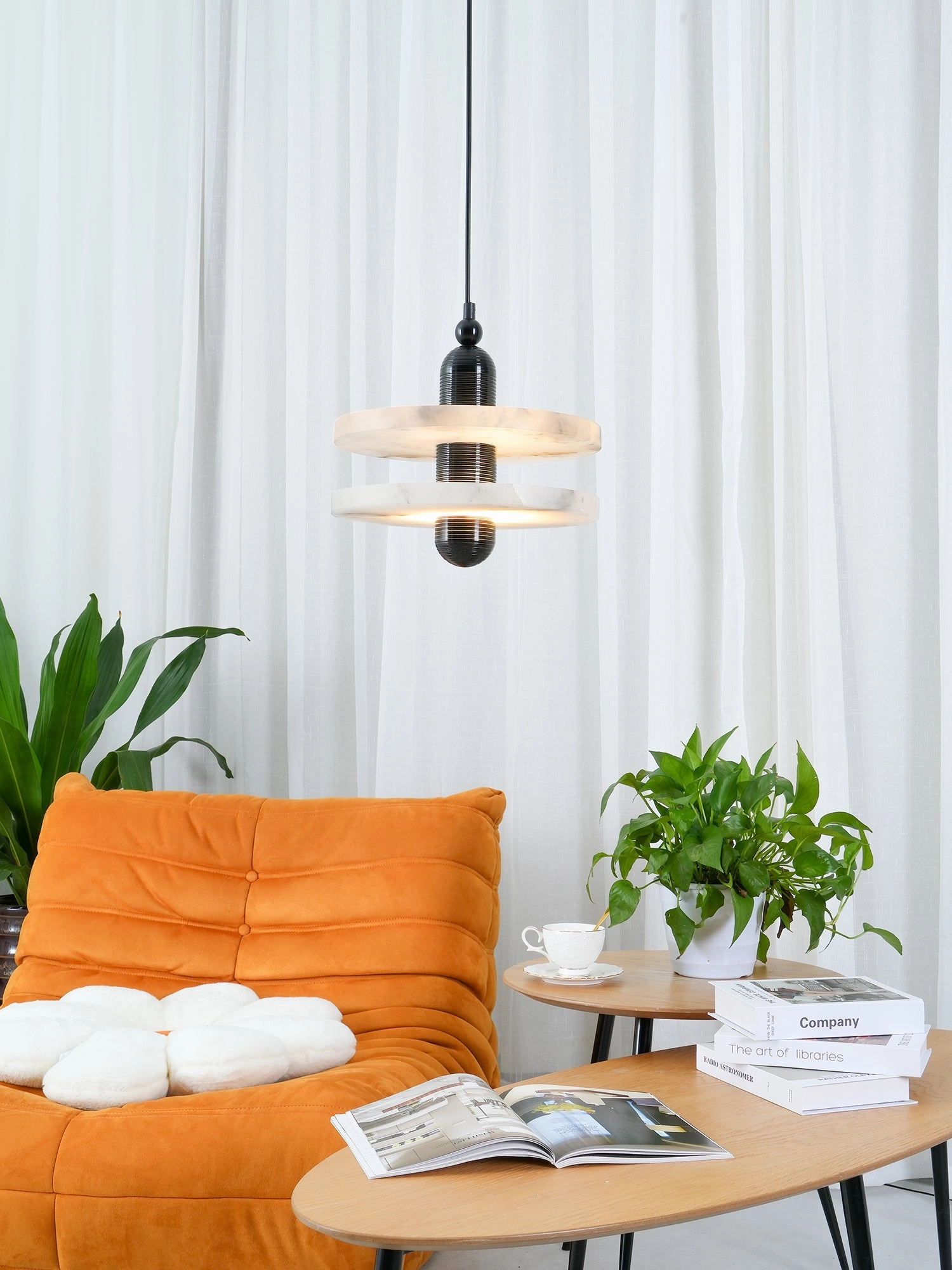 Alabaster Planes Pendant Lamp