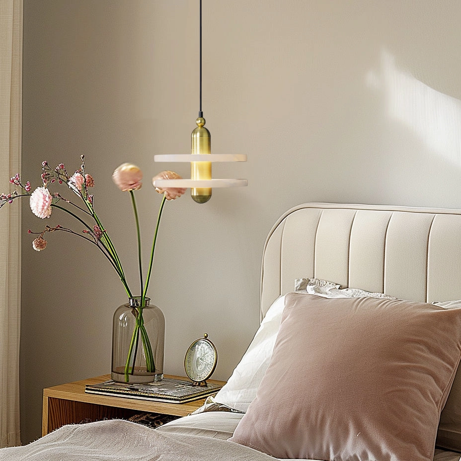 Alabaster Planes Pendant Lamp
