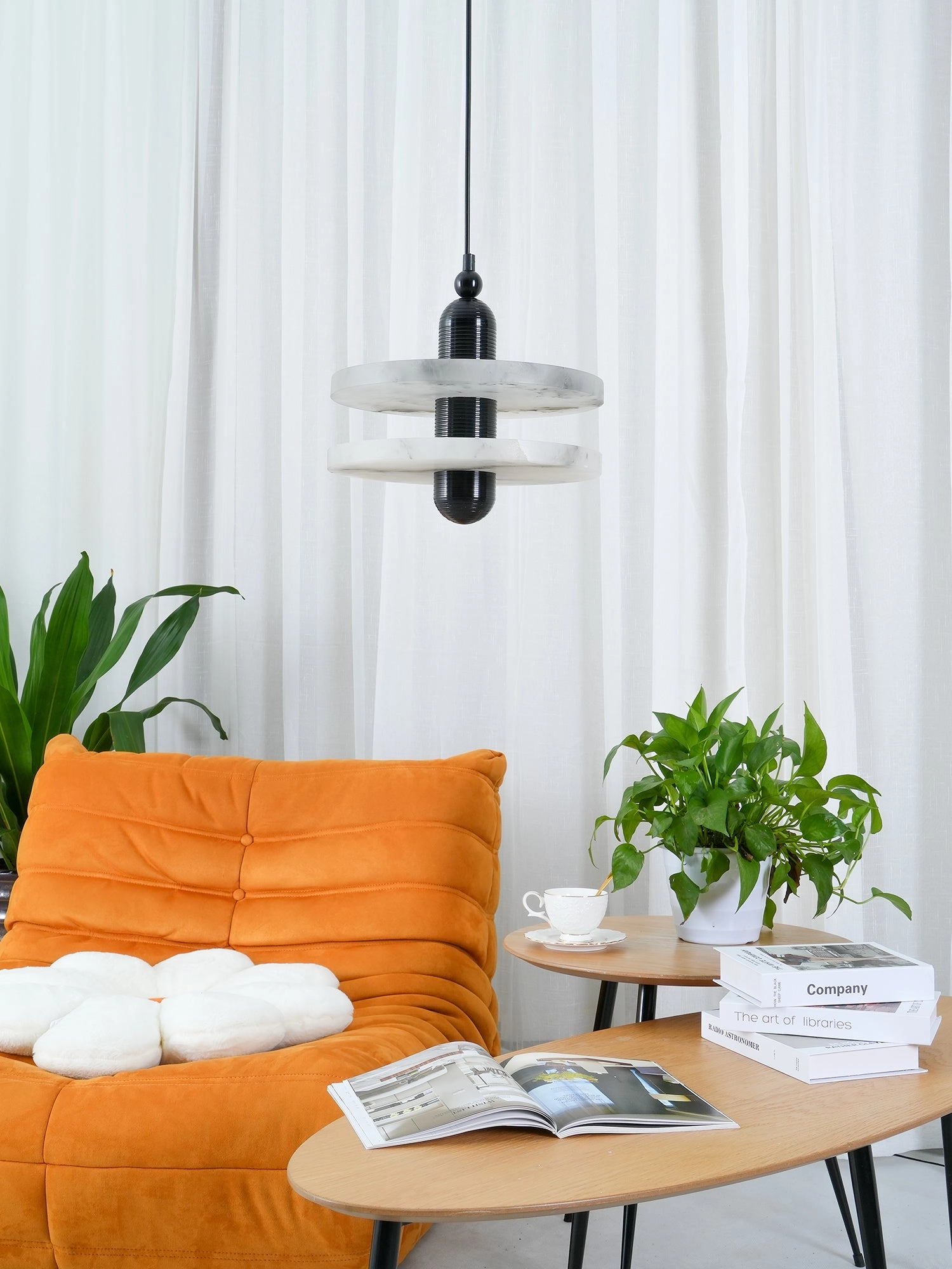 Alabaster Planes Pendant Lamp