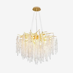 Albero Crystal Chandelier modern modeling table light