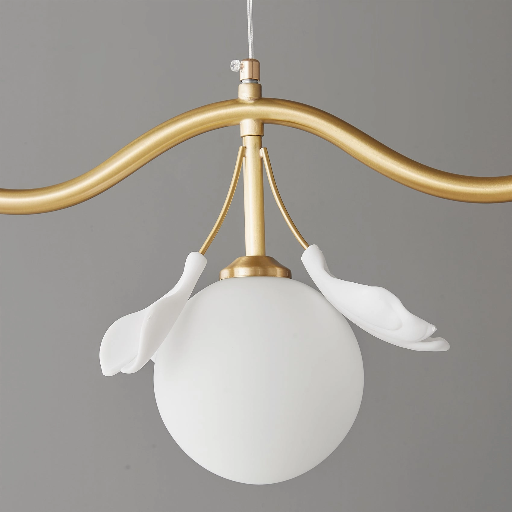 Allanie Gingko Long Chandelier