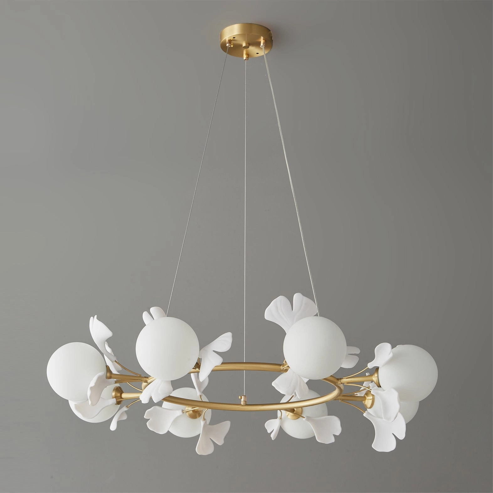 Allanie Gingko Round Chandelier