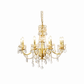 Allegri Crystal Chandelier flowerpot LED lamp