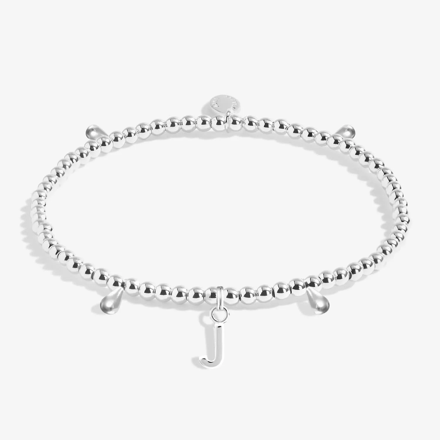 Alphabet A Little J Silver Plated Bracelet 7751 Joma Jewellery