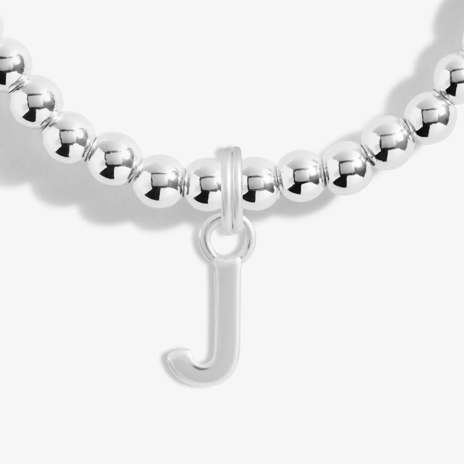 Alphabet A Little J Silver Plated Bracelet 7751 Joma Jewellery