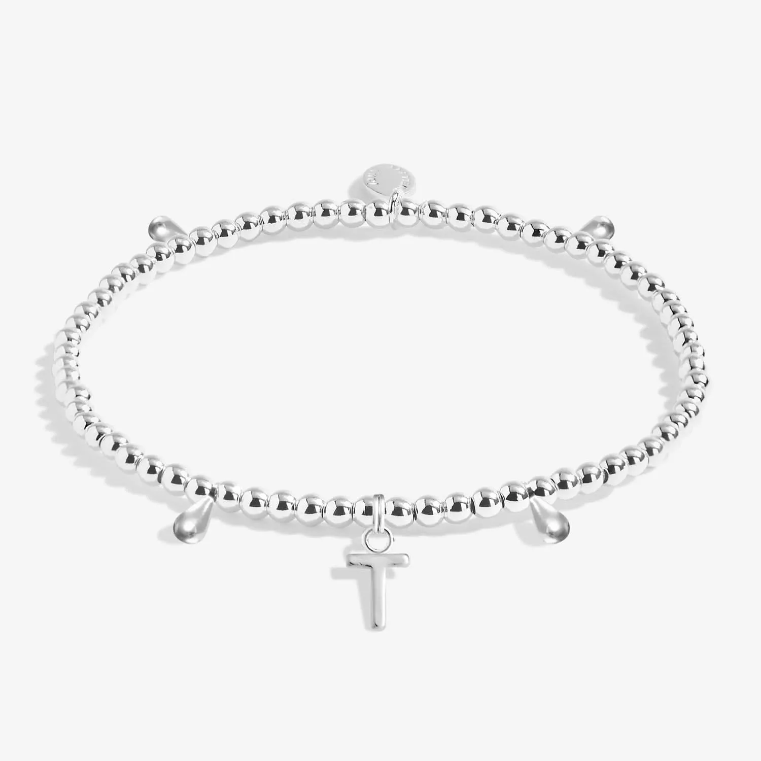 Alphabet A Little T Silver Plated Bracelet 7761 Joma Jewellery