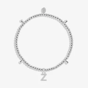 Alphabet A Little Z Silver Plated Bracelet 7767 Joma Jewellery