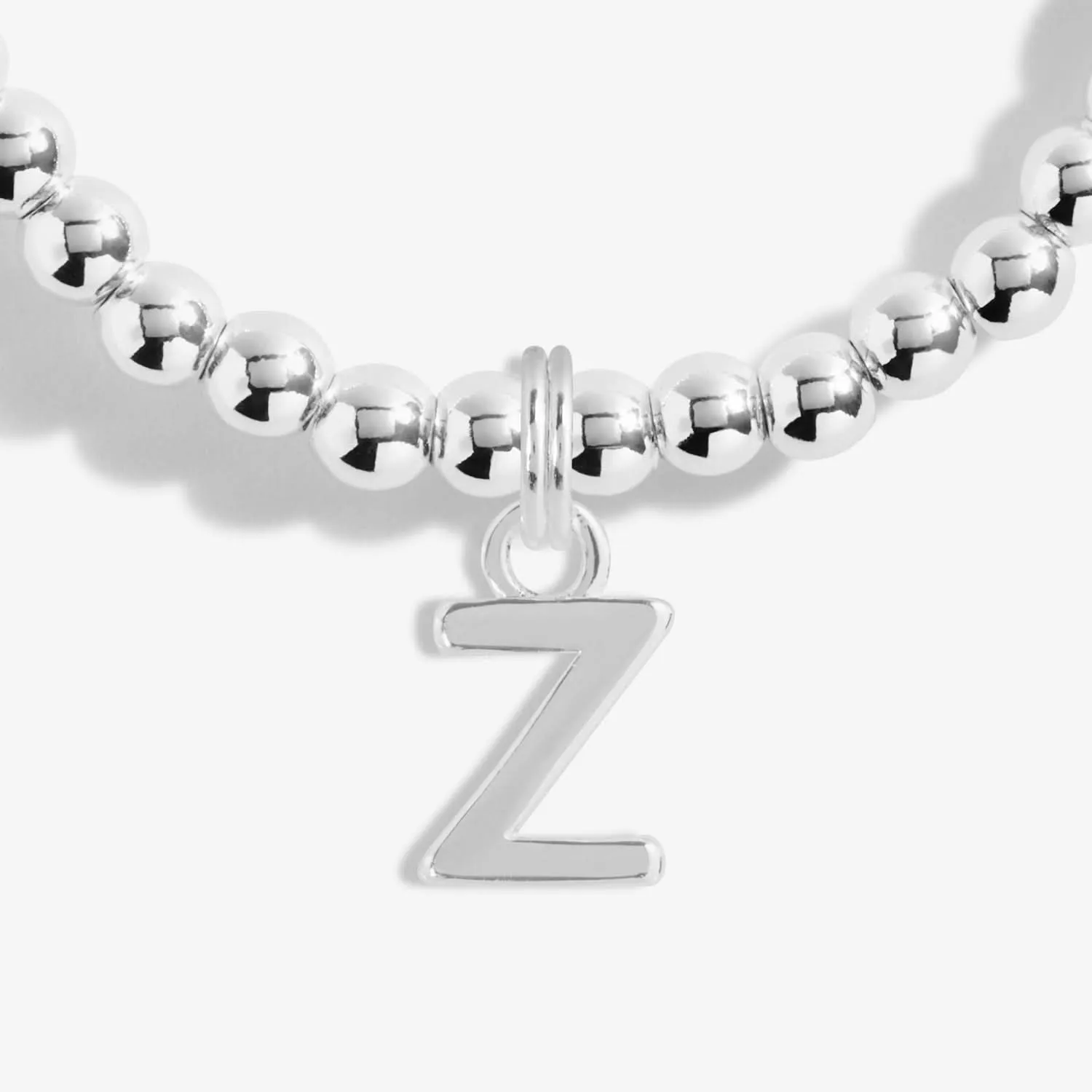 Alphabet A Little Z Silver Plated Bracelet 7767 Joma Jewellery