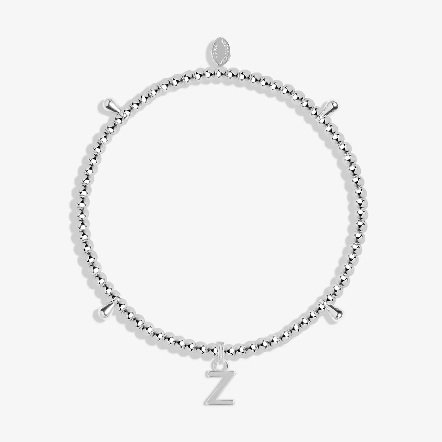 Alphabet A Little Z Silver Plated Bracelet 7767 Joma Jewellery