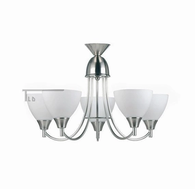 Alton 5 Light Satin Nickel Semi Flush Ceiling Light simple ceiling design light