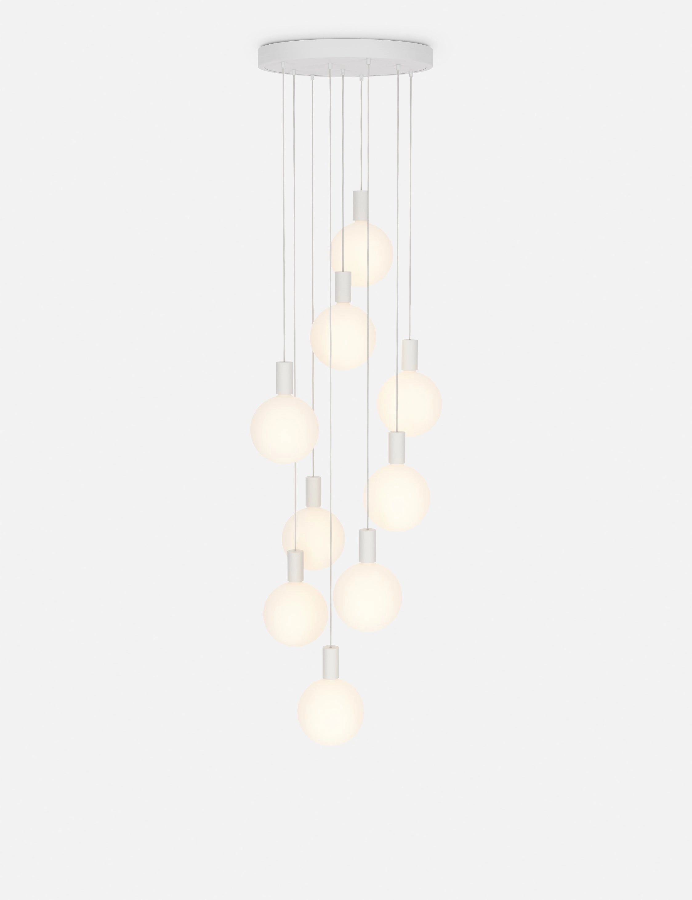 Alumina 9-Light Pendant Light by Tala vintage desk lamp
