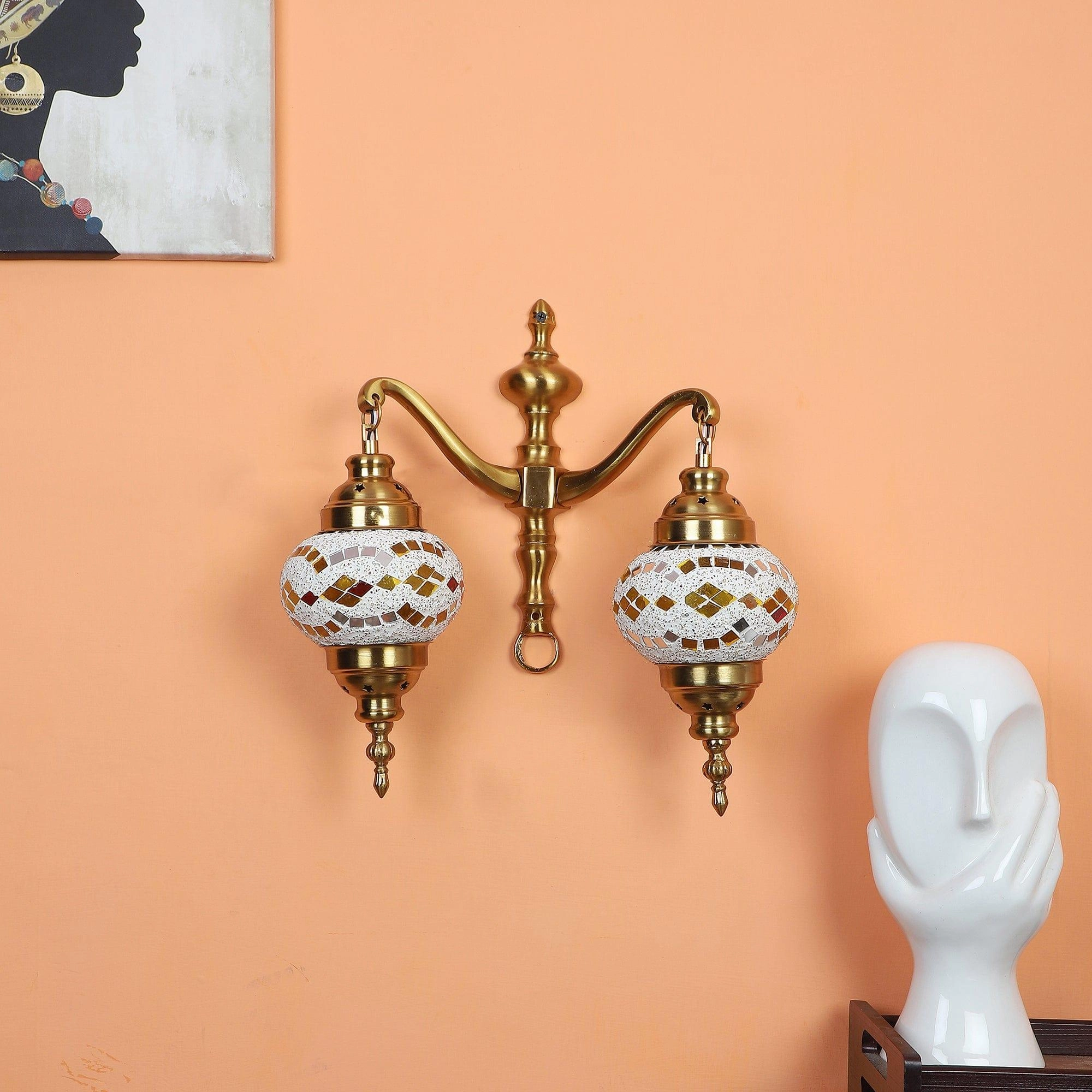 Aluminium Multicolor 2 Wall Lights