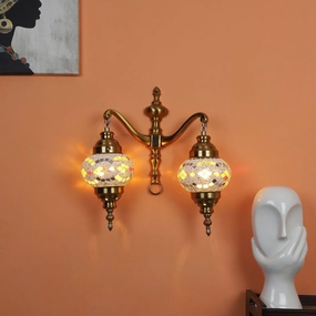 Aluminium Multicolor 2 Wall Lights vintage desk lamp