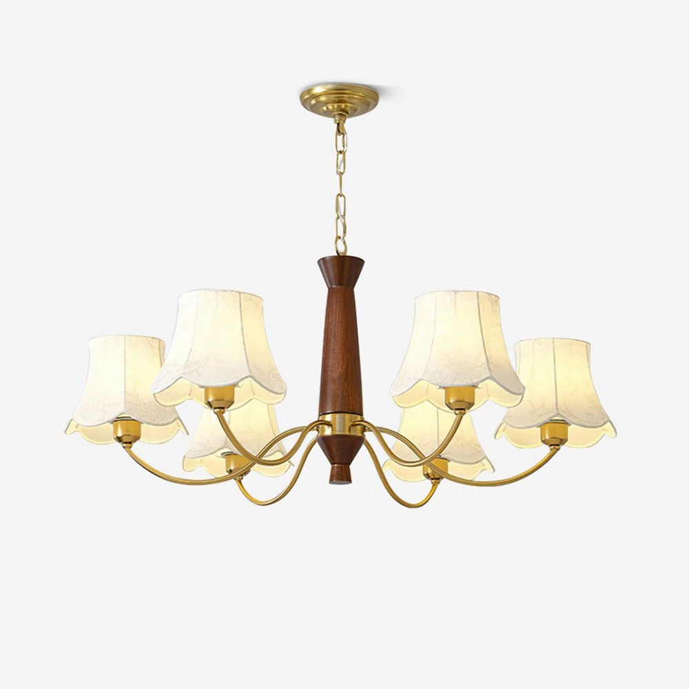 Alyssa Fabric Chandelier modern modeling table light