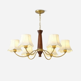 Alyssa Fabric Chandelier modern modeling table light