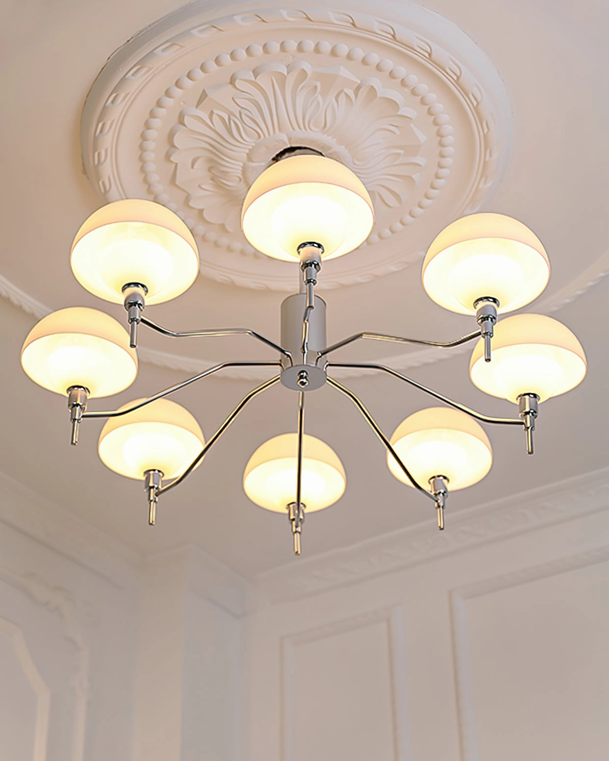 Anchored Orb Chandelier