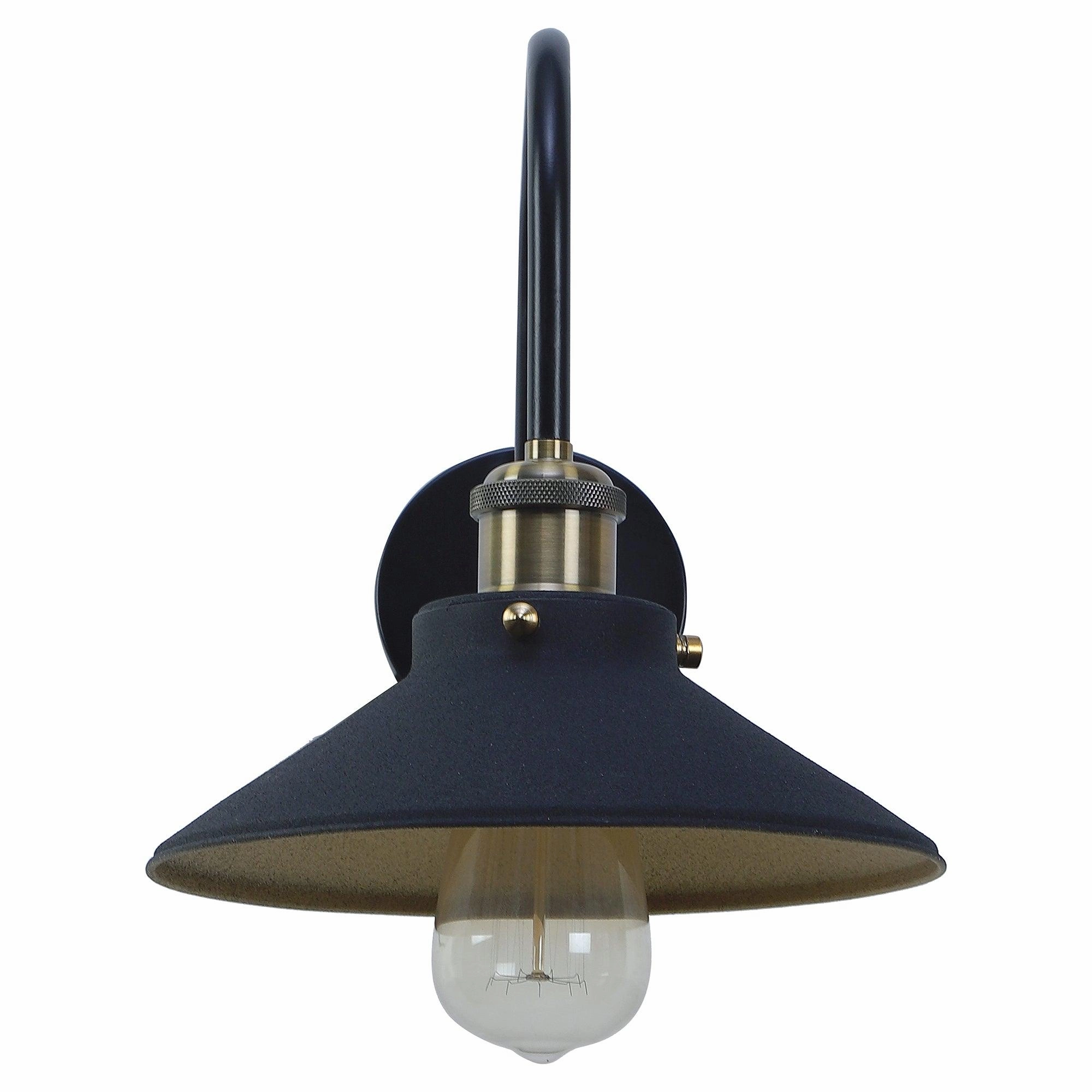 Ancient Black Metal Wall Light by SS Lightings
