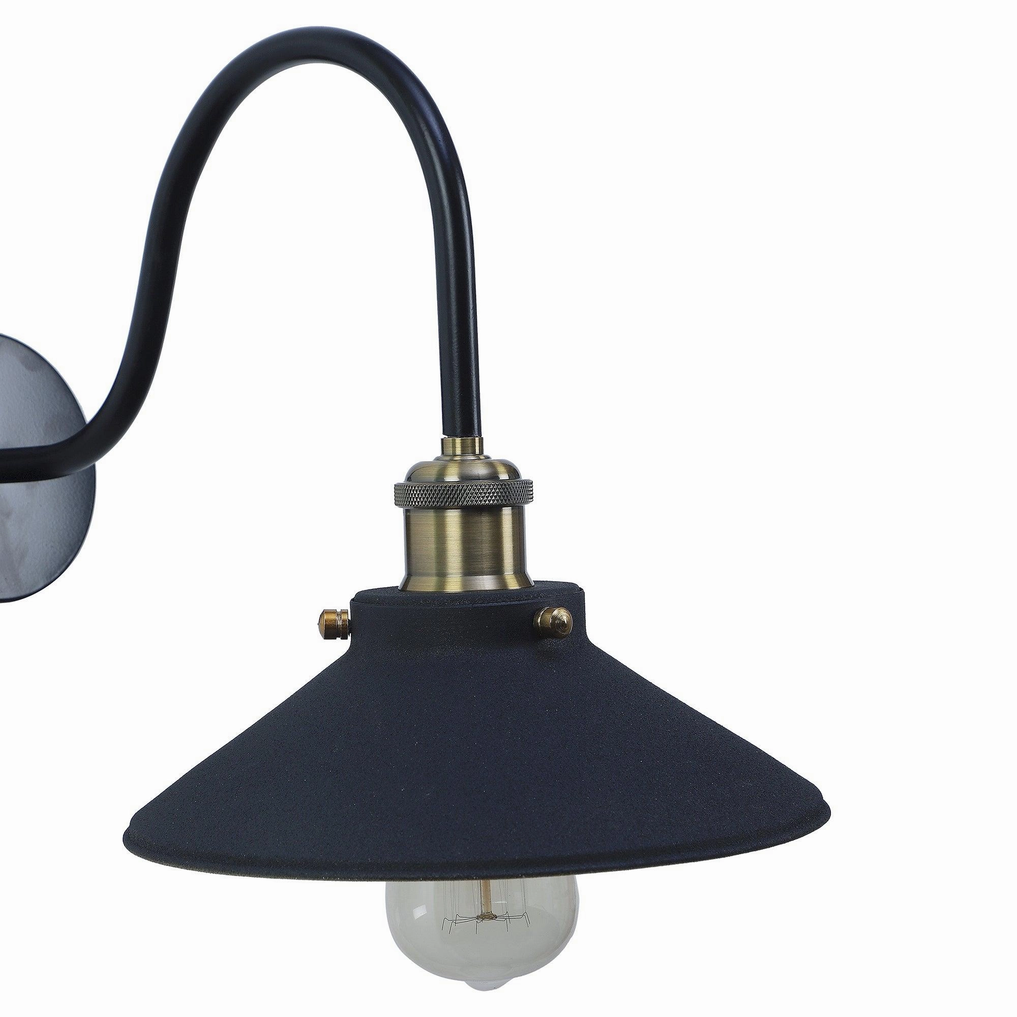Ancient Black Metal Wall Light by SS Lightings