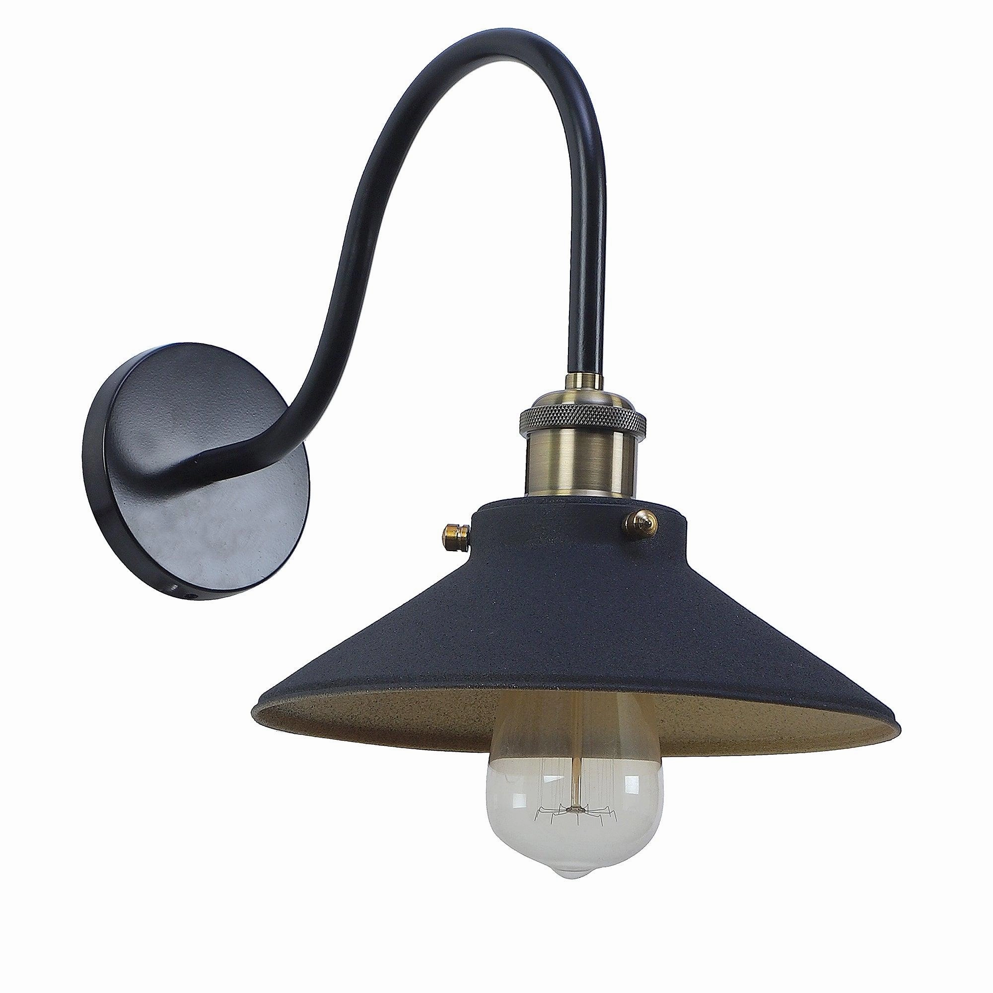 Ancient Black Metal Wall Light by SS Lightings