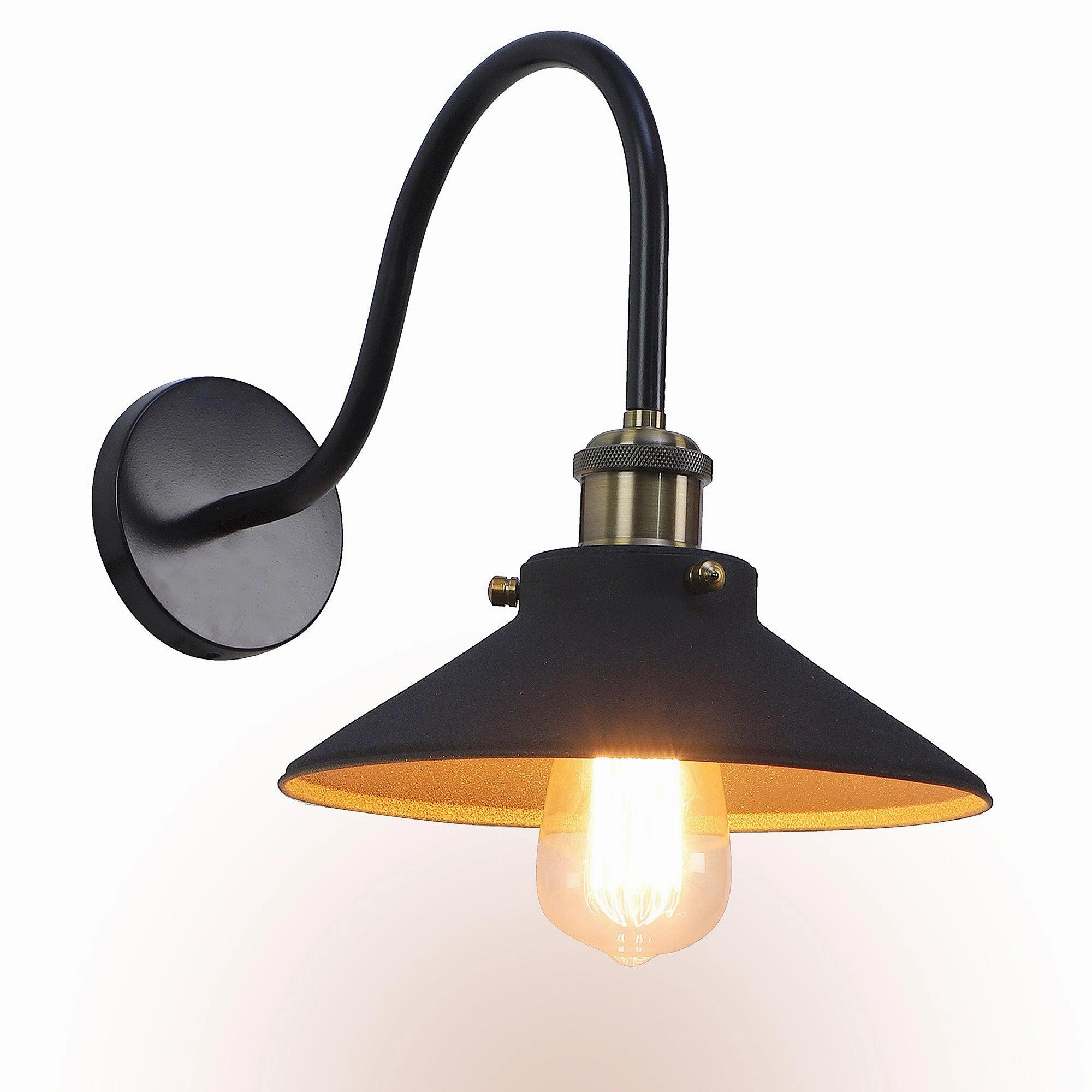 Ancient Black Metal Wall Light by SS Lightings