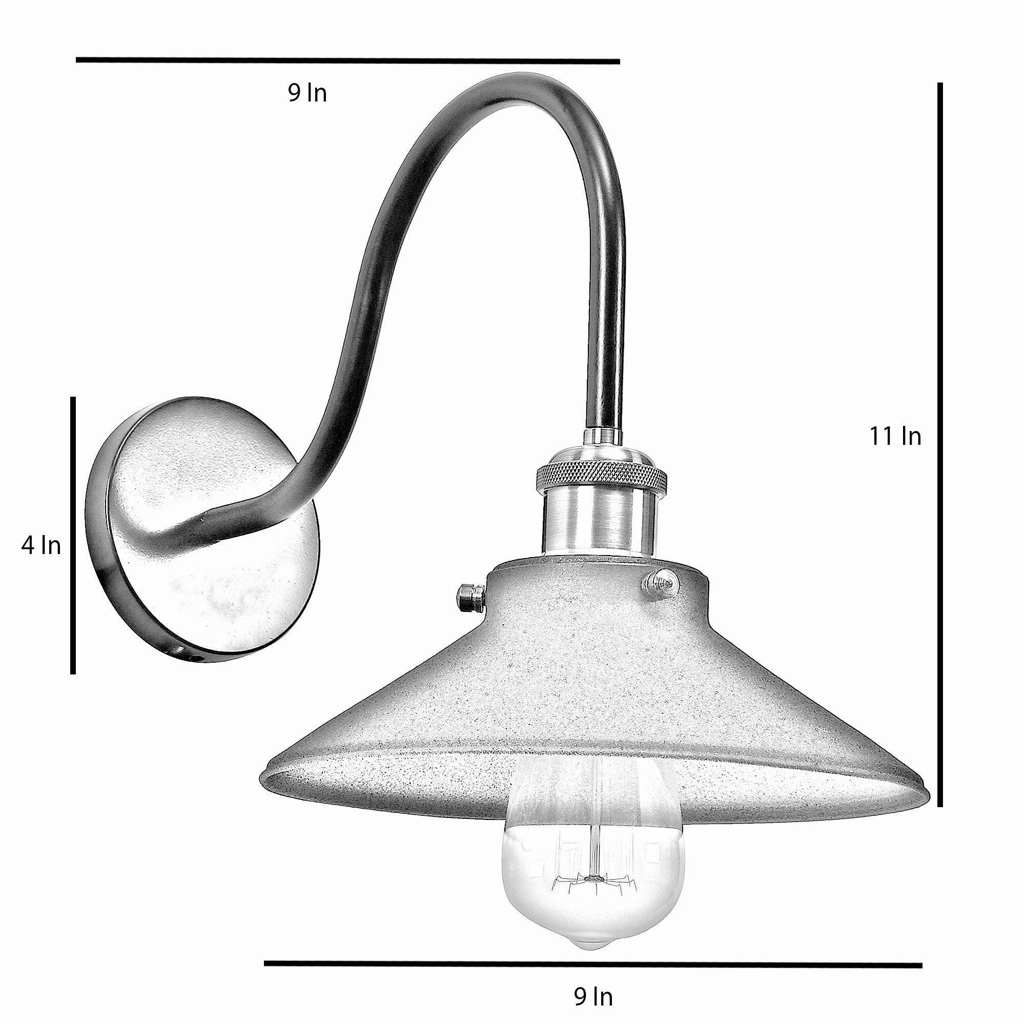 Ancient Black Metal Wall Light by SS Lightings