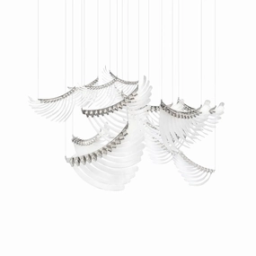 Angel Wings Chandelier flowerpot LED lamp