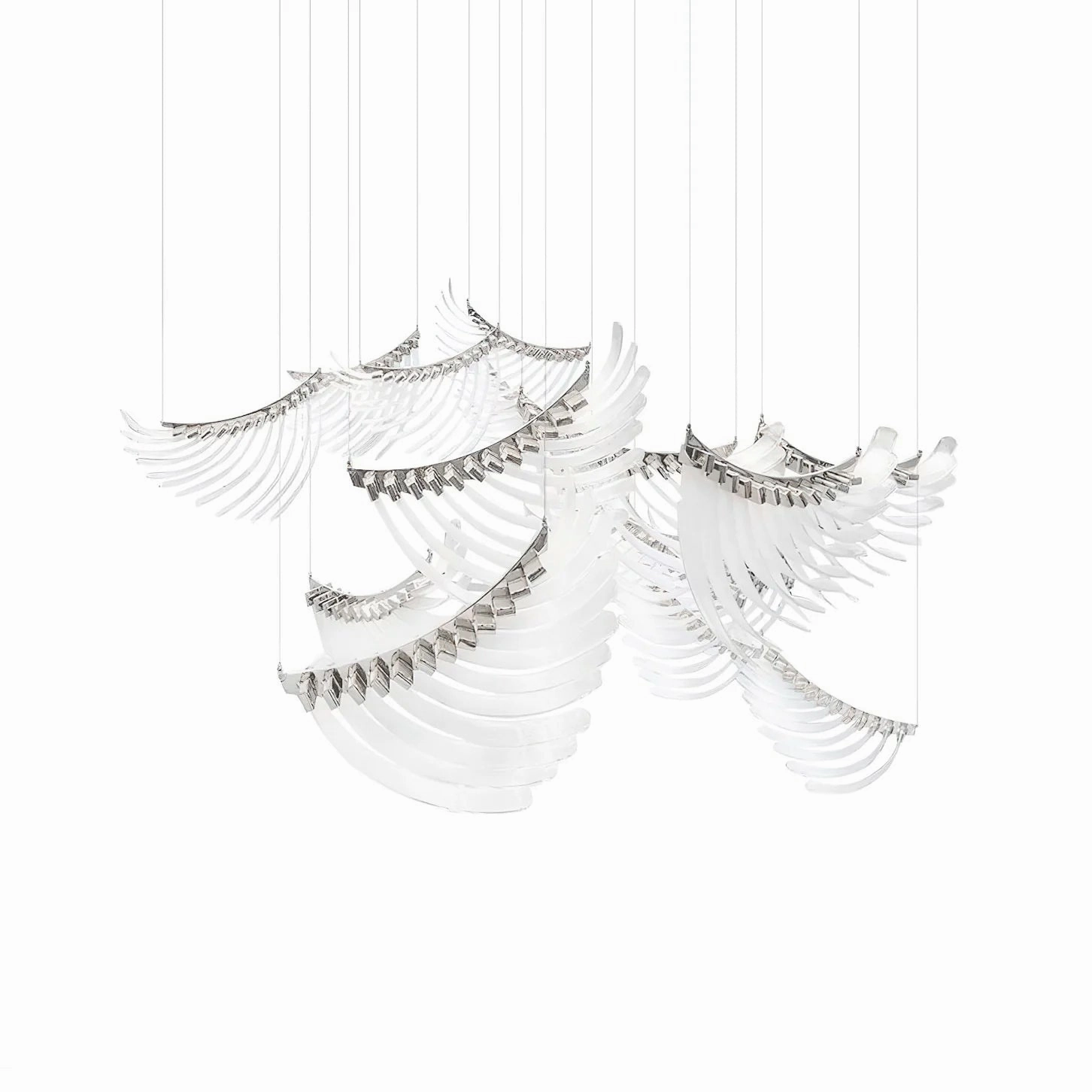 Angel Wings Chandelier flowerpot LED lamp