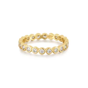 Ania Haie Gold Bezel Set Ring R058-03G Ania Haie Jewellery