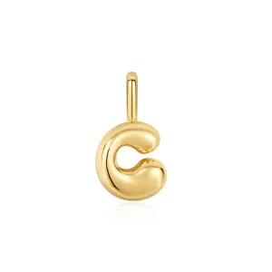 Ania Haie Gold C Letter Charm NC060-15G Ania Haie Jewellery