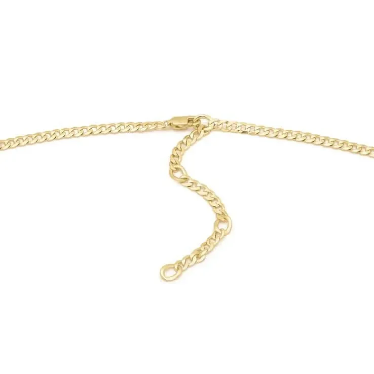 Ania Haie Gold Curb Chain Charm Connector Necklace N052-02G Ania Haie Jewellery