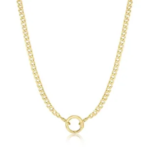 Ania Haie Gold Curb Chain Charm Connector Necklace N052-02G Ania Haie Jewellery
