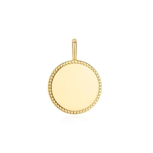 Ania Haie Gold Disc Charm NC060-04G Ania Haie Jewellery
