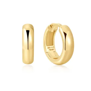 Ania Haie Gold Dome Band Huggies E061-10G Ania Haie Jewellery