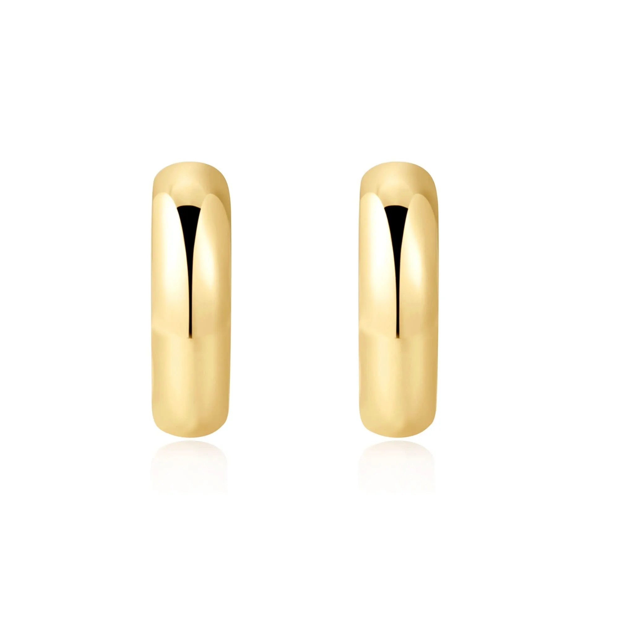 Ania Haie Gold Dome Band Huggies E061-10G Ania Haie Jewellery