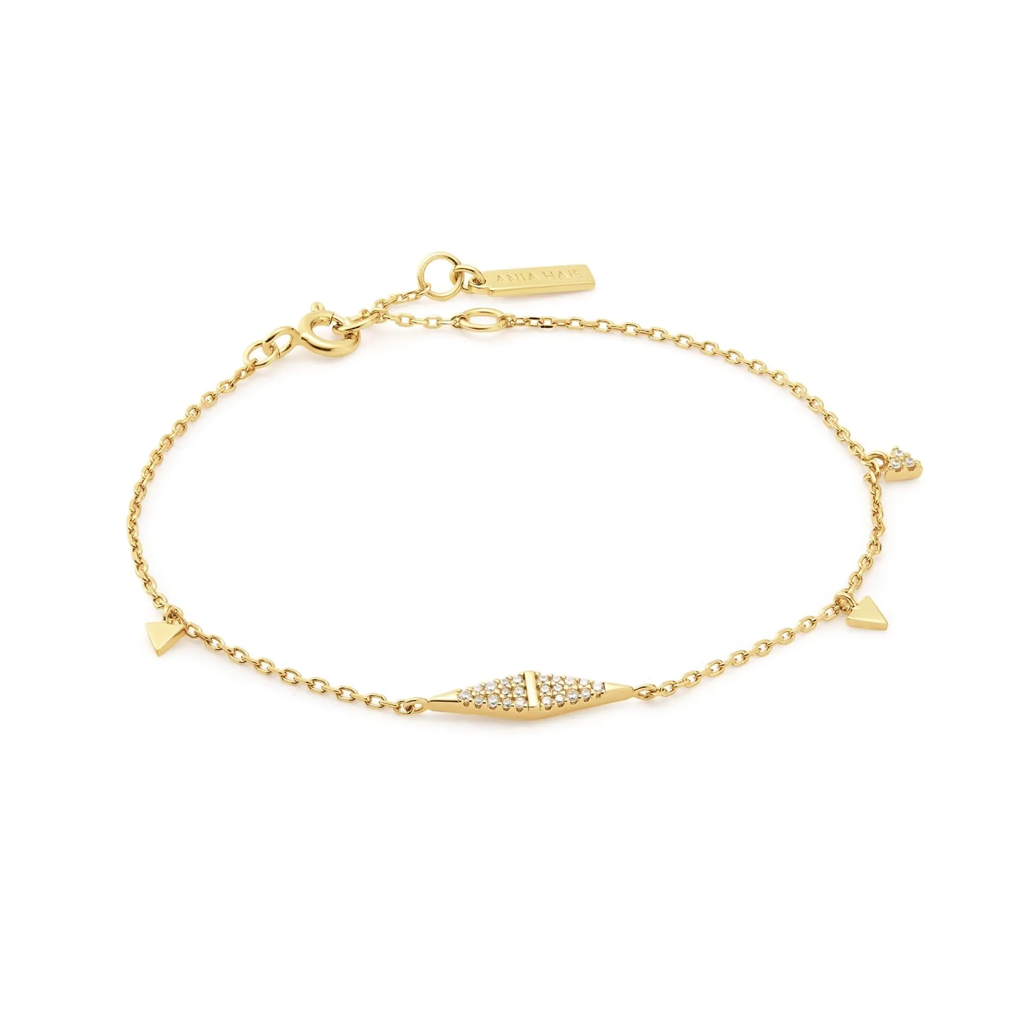Ania Haie Gold Geometric Chain Bracelet B053-02G Ania Haie Jewellery