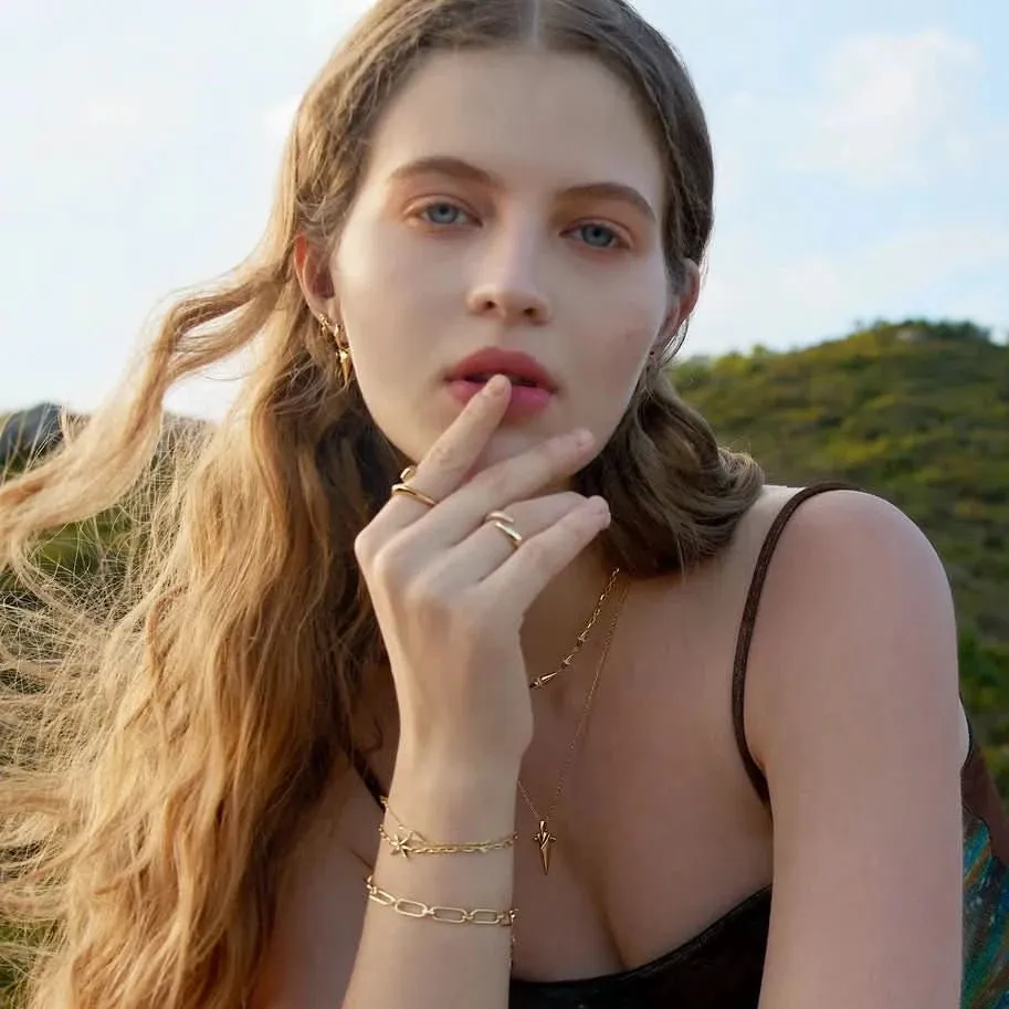 Ania Haie Gold Geometric Chain Bracelet B053-02G Ania Haie Jewellery