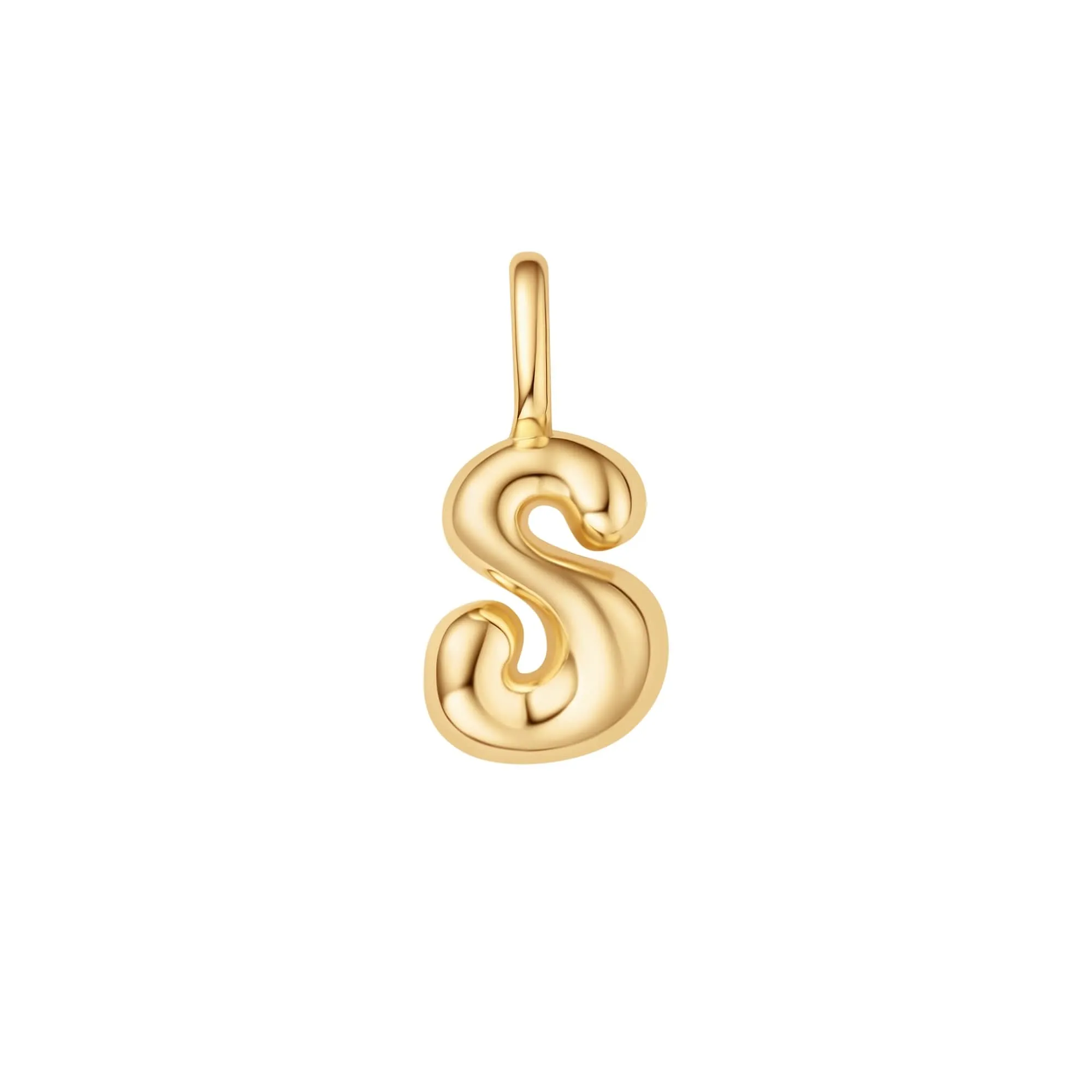 Ania Haie Gold S Letter Charm NC060-34G Ania Haie Jewellery