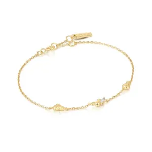 Ania Haie Gold Twisted Wave Chain Bracelet B050-01G Ania Haie Jewellery